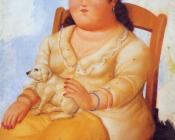 Woman With Dog - 费尔南多·博特罗